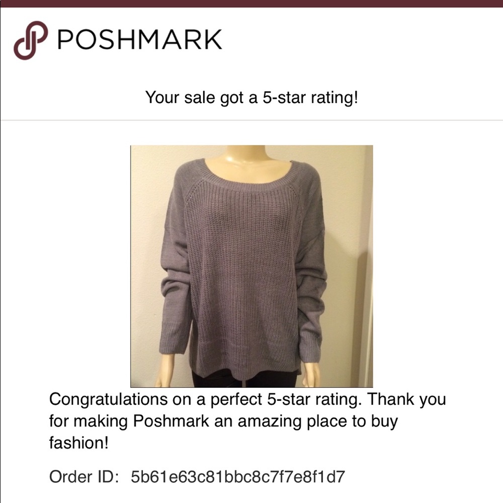 SOLD OUT Pure energy gray sweater 4X size